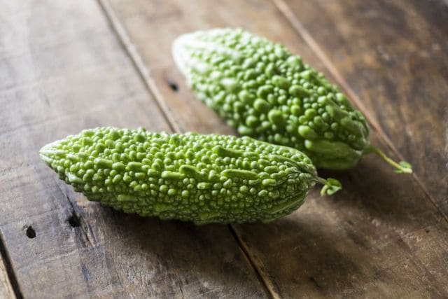 ゴーヤの苦味が特徴的な見た目のゴーヤの写真