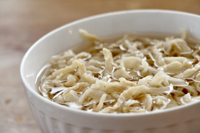 水で戻している切り干し大根 戻し時間の目安とコツ