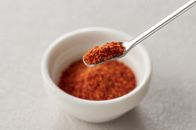 しいたけ味噌チーズ焼きのアレンジに使う七味唐辛子